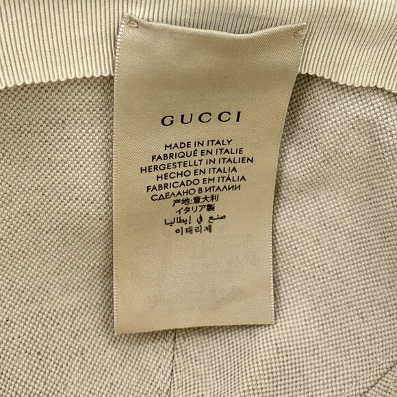 GW0510 Gucci Gucci brown logo jacquard full print cotton baseball cap hat 57cm main image 5